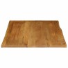 Dessus de table 100x80x3,8 cm bord vivant bois massif manguier 648497648497