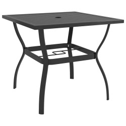 Ensemble à manger de jardin 5 pcs textilène et acier 648498648498