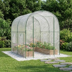 Serre avec cadre 160 x 200 x 192,5 cm PVC Transparent 648499648499