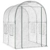 Serre avec cadre 160 x 200 x 192,5 cm PVC Transparent 648499648499