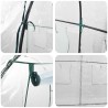 Serre avec cadre 160 x 200 x 192,5 cm PVC Transparent 648499648499