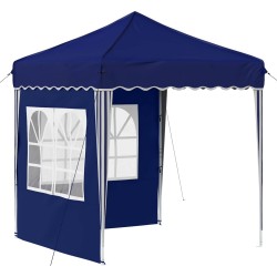 Tente de fête pop-up 195 x 195 x 245 cm Bleu Tissu Oxford 648502648502