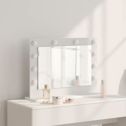 Miroir de vanité Blanc 60 x 45 x 18 cm Verre et bois composite 648512648512