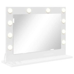 Miroir de vanité Blanc 60 x 45 x 18 cm Verre et bois composite 648512648512