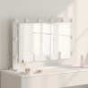 Miroir de vanité Blanc 80 x 15 x 18 cm Verre et bois composite 648513648513
