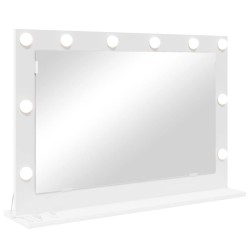 Miroir de vanité Blanc 80 x 15 x 18 cm Verre et bois composite 648513648513