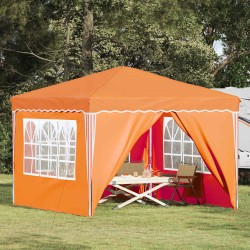 Tente de fête pop-up 288 x 288 x 245 cm Orange Tissu Oxford 648516648516