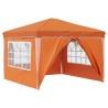 Tente de fête pop-up 288 x 288 x 245 cm Orange Tissu Oxford 648516648516