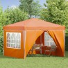 Tente de fête pop-up 288 x 288 x 245 cm Orange Tissu Oxford 648516648516