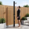 Douche solaire avec pommeau de douche et robinet 20 l Noir 648531648531
