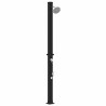 Douche solaire avec pommeau de douche et robinet 20 l Noir 648531648531