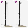 Douche solaire avec pommeau de douche et robinet 20 l Noir 648531648531