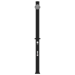 Douche solaire avec pommeau de douche et robinet 20 l Noir 648531648531