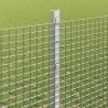 Clôture en fil soudé avec poteaux 10 x 1,2 m Acier galvanisé 648542648542