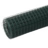 Grillage acier avec revêtement en PVC 25x1,5 m vert 648553648553