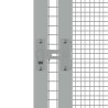 Cage à oiseaux Gris 302,5x324,5x211,5 cm Acier galvanisé 648565648565