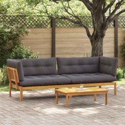 Unité du canapé en palette de jardin 2 Pièce 648566648566
