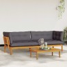 Unité du canapé en palette de jardin 2 Pièce 648566648566