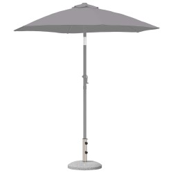 Base de parasol pour poteau de 40 à 50 mm 26.45 kg Gris 648584648584
