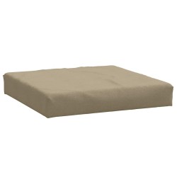 Coussins de palette lot de 3 taupe mélangé tissu 648585648585