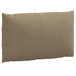 Coussins de palette lot de 3 taupe mélangé tissu 648585648585