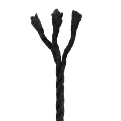 Corde Noir 0,4 x 0,4 x 25000 cm Coton 648602648602