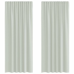 Rideaux en voile à œillets 2 pcs gris clair 648608648608
