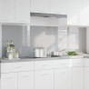 Crédence de cuisine 2 pcs Gris clair 100 x 60 cm verre trempé 648626648626