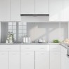Crédence de cuisine 2 pcs Gris clair 100 x 60 cm verre trempé 648626648626