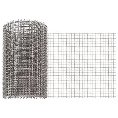 Écran en maille 20 x 200 cm 3 Mesh Acier Inoxydable 201 Argenté 648630648630