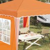 Tente de fête pop-up 288 x 288 x 245 cm Orange Tissu Oxford 648641648641