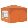 Tente de fête pop-up 290 x 290 x 245 cm Orange 648642648642