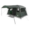 Tente tunnel Vert armée 366 x 244 x 198 cm Polyester et Acier 648646648646