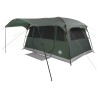 Tente tunnel Vert armée 366 x 244 x 198 cm Polyester et Acier 648646648646