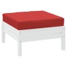 Coussin de palette rouge tissu oxford 648661648661