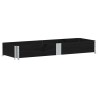 Collier de palette noir 150x50 cm bois de pin solide 648663648663
