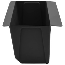 Caisses à fleurs pour palettes Euro 24 pcs Noir 648691648691