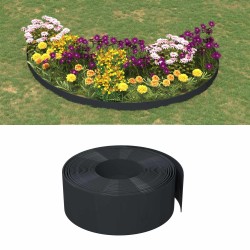 Bordures 25 m 20 cm PE Noir 648692648692