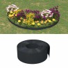 Bordures 25 m 20 cm PE Noir 648692648692