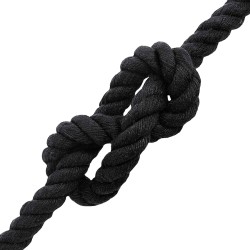 Corde Noir 1,6 x 1,6 x 5000 cm Coton 648695648695
