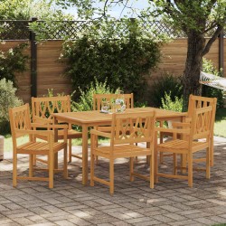Chaises de jardin 6 pcs Naturel Bois d'Acacia Massif 648699648699