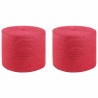 Corde en Jute 2 pcs Rouge Jute 100% Tossa 648703648703