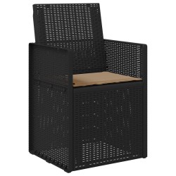 Chaises de jardin salle à manger 2 pcs Anthracite et taupe PP 648712648712