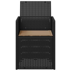 Chaises de jardin salle à manger 2 pcs Anthracite et taupe PP 648712648712