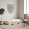 Coussin de canapé sur palette Crème 120 x 80 x 12 cm Tissu 648730648730