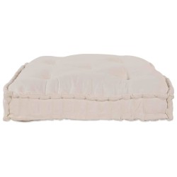 Coussin de canapé sur palette Crème 120 x 80 x 12 cm Tissu 648730648730