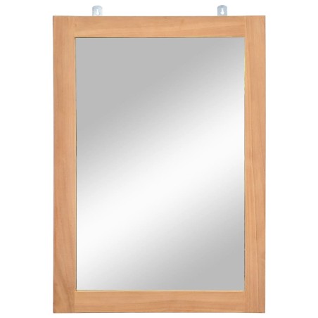 Miroir mural Teck massif 50 x 70 cm 648736648736