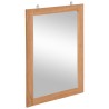 Miroir mural Teck massif 50 x 70 cm 648736648736