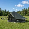 Tente Tipi Vert armée 800 x 800 x 430 cm Polyester et Acier 648746648746