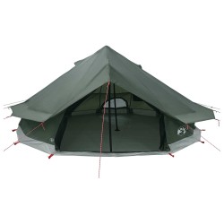 Tente Tipi Vert armée 800 x 800 x 430 cm Polyester et Acier 648746648746